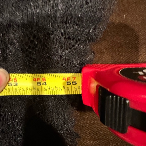 Tadashi Shoji Mermaid Delicate All Lace Gown SZ 4 Black Lace Beige Line … - Picture 13 of 16